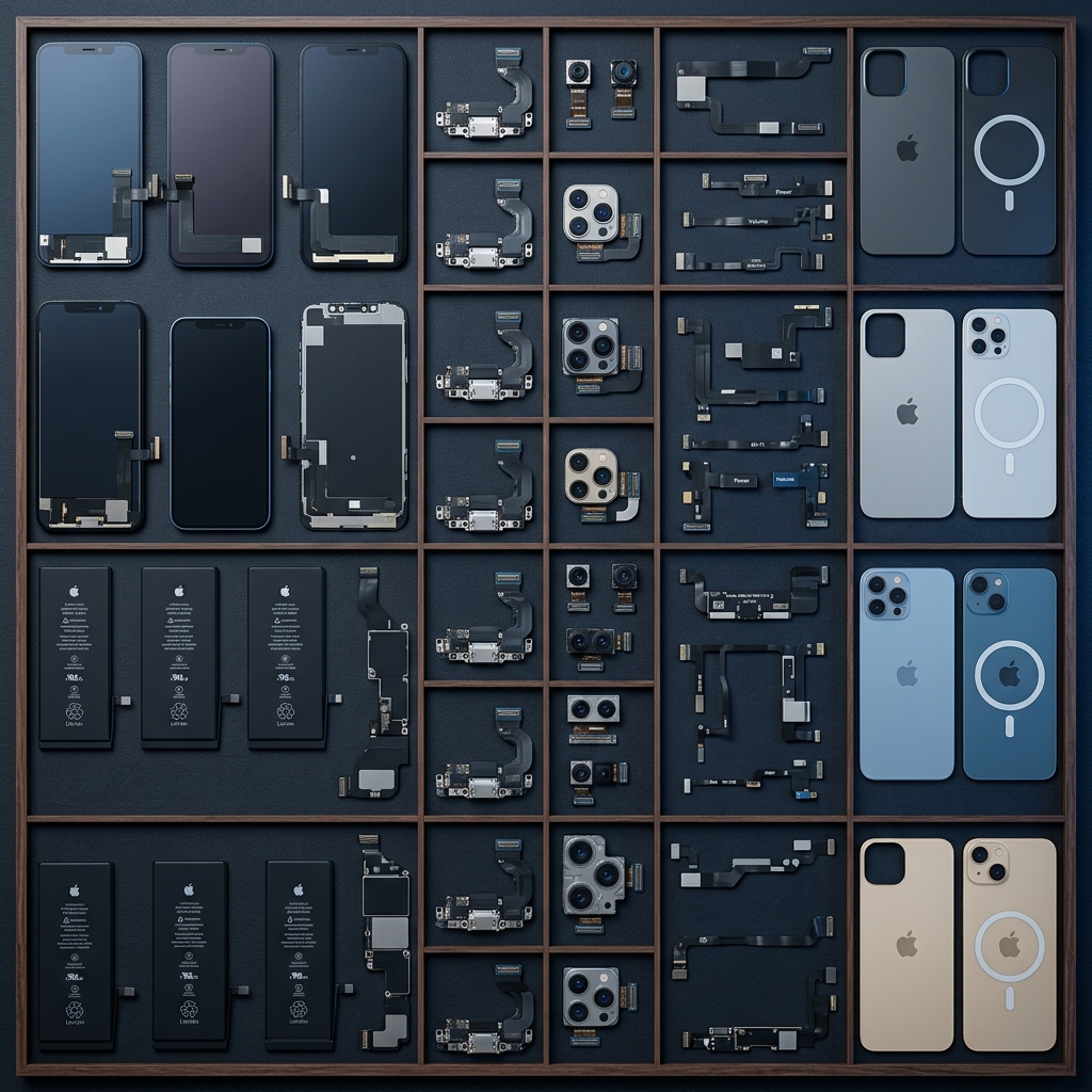 Apple iPhone replacement parts and repair components
