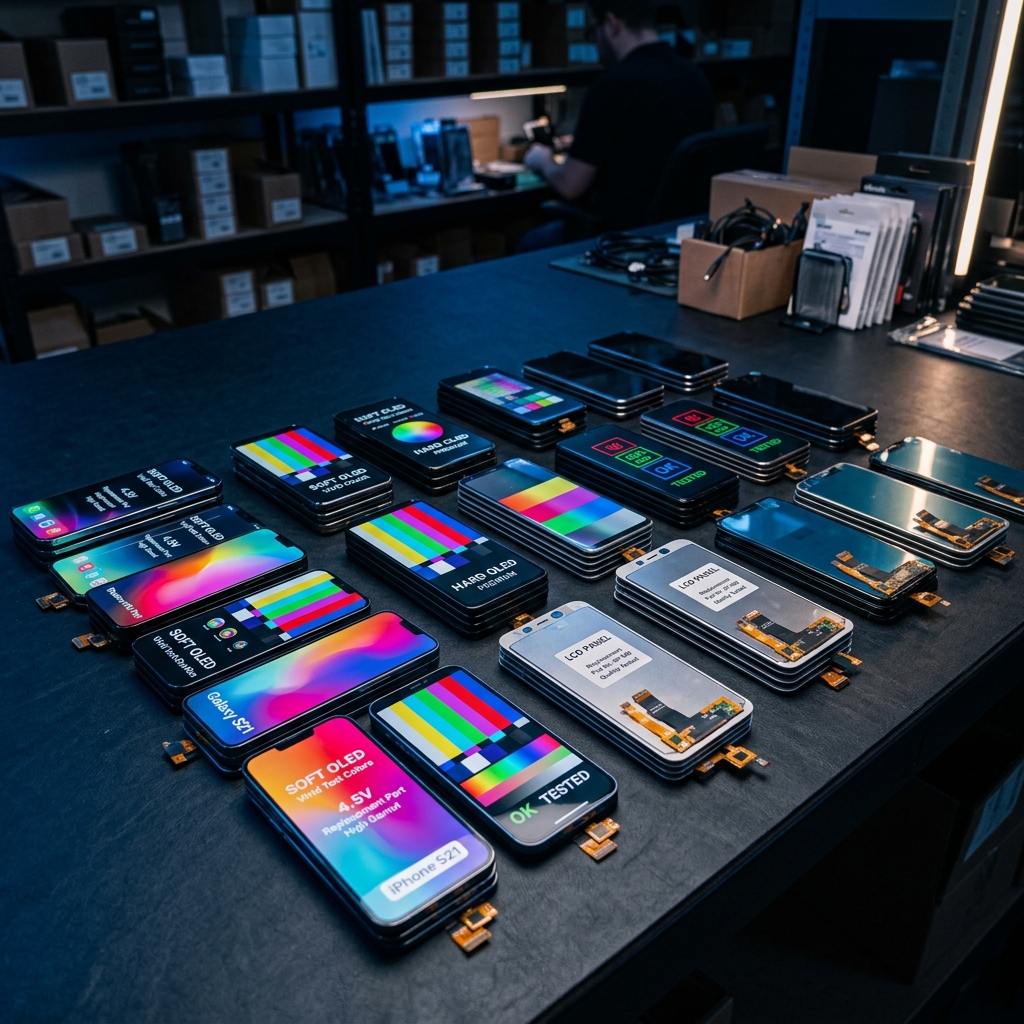 OLED and LCD replacement display screens